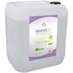 Nettilby detergente probiotico multisuperfici tanica 20 litri